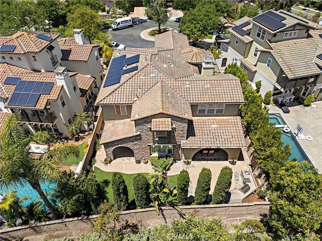 4 Dennis Ln, Ladera Ranch, CA 92694 - aerial view of residential area with a pool
