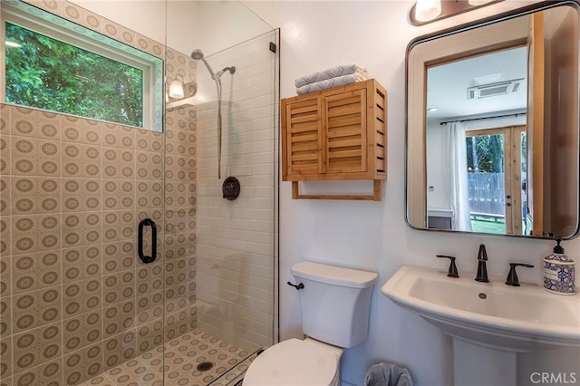 11101 Blix St, Toluca Lake, CA 91602 - bathroom with a stall shower and a sink