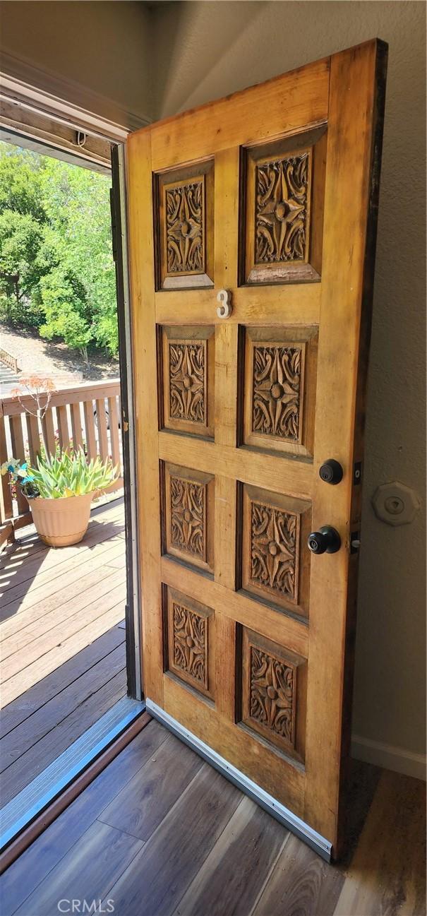 5580 Traffic Way Unit 3, Atascadero, CA 93422 - doorway to outside with dark wood-style flooring