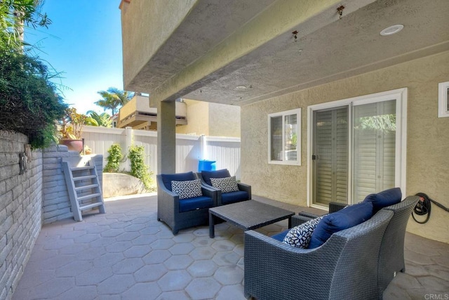 232 Hygeia Ct, Encinitas, CA 92024 - view of patio featuring an outdoor living space