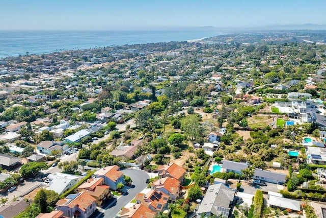 232 Hygeia Ct, Encinitas, CA 92024 - aerial perspective of suburban area featuring a large body of water
