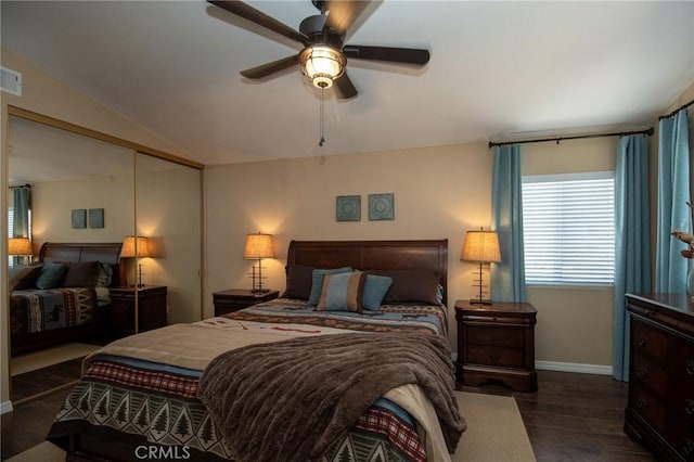 8340 Rosemary Dr, Riverside, CA 92508 - bedroom featuring wood finished floors, baseboards, and ceiling fan