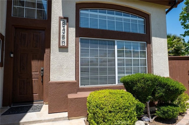 8340 Rosemary Dr, Riverside, CA 92508 - property entrance featuring stucco siding