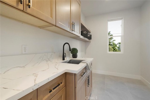 5539 Erin Way, Paradise, CA 95969 - laundry room featuring cabinet space, baseboards, and washer and dryer