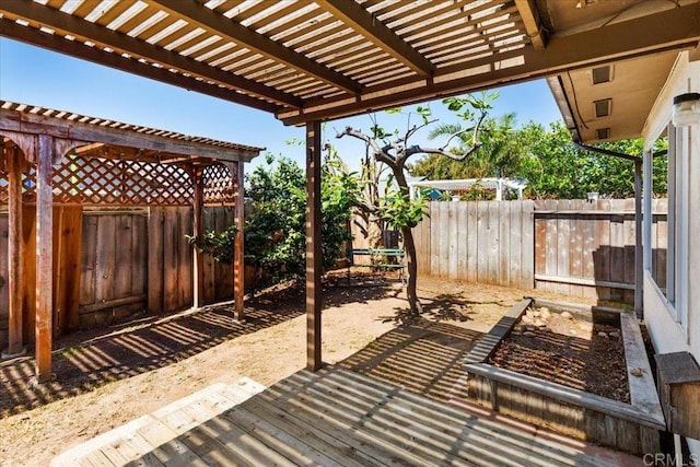 1597 Hermes St, San Diego, CA 92154 - fenced backyard featuring a vegetable garden