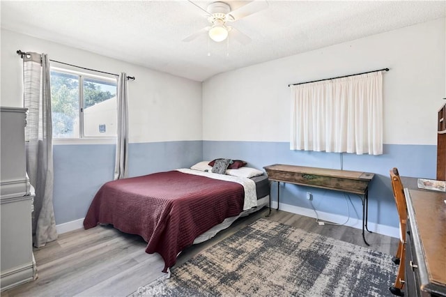 40632 Lela May Ave, Hemet, CA 92544 - bedroom with wood finished floors, baseboards, and a ceiling fan