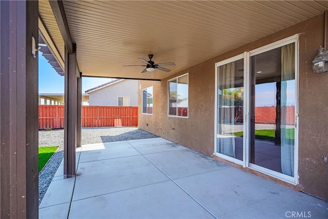 35602 Driftwood St, Winchester, CA 92596 - view of patio featuring ceiling fan
