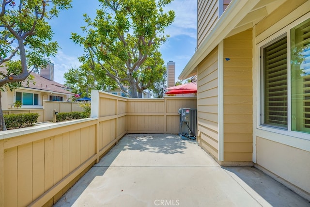 7712 Rockybrook Way, Stanton, CA 90680 - view of patio / terrace featuring central AC unit