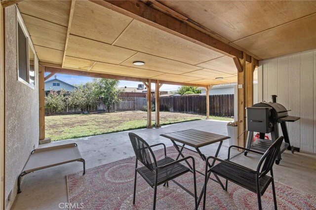 1505 Cypress Ln, Lemoore, CA 93245 - view of patio / terrace featuring a grill