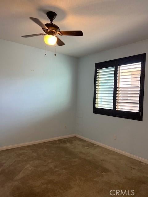 16089 Gables Loop, Whittier, CA 90603 - carpeted empty room with baseboards and ceiling fan