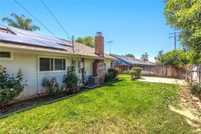 1210 3rd St, Calimesa, CA 92320 - fenced backyard with a patio area