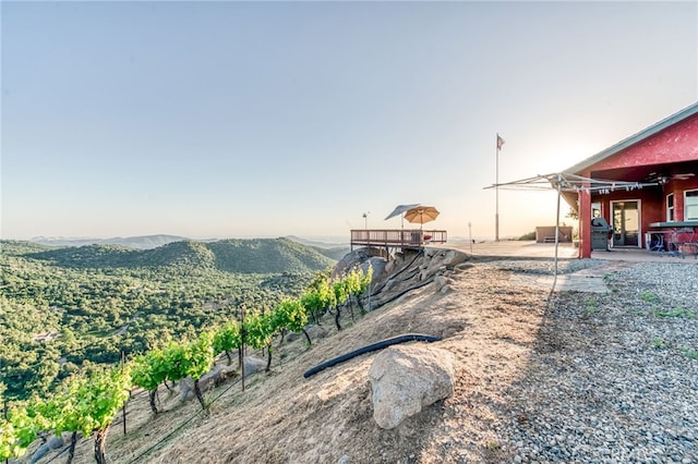 50806 Bramble Ln, Squaw Valley, CA 93675 - view of yard with a patio and a mountain view