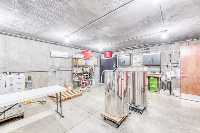 50806 Bramble Ln, Squaw Valley, CA 93675 - below grade area with freestanding refrigerator