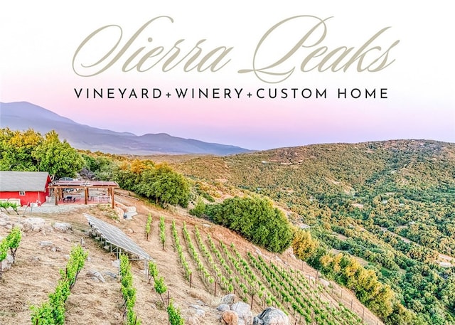 50806 Bramble Ln, Squaw Valley, CA 93675 - view of yard with a mountain view