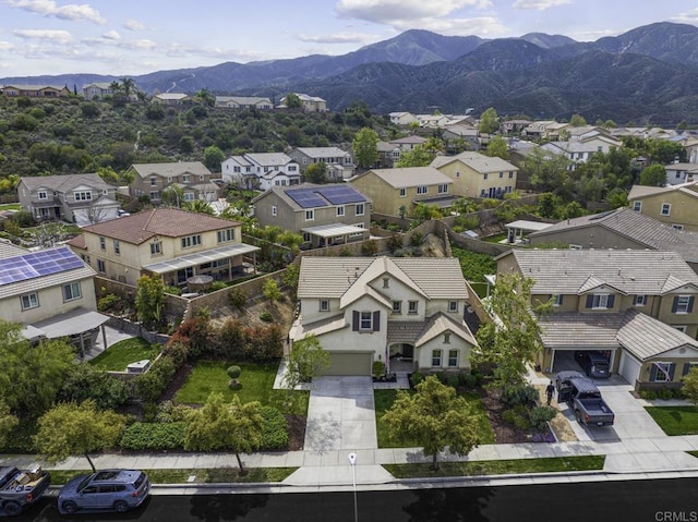 25444 Red Hawk Rd, Corona, CA 92883 - aerial perspective of suburban area featuring mountains