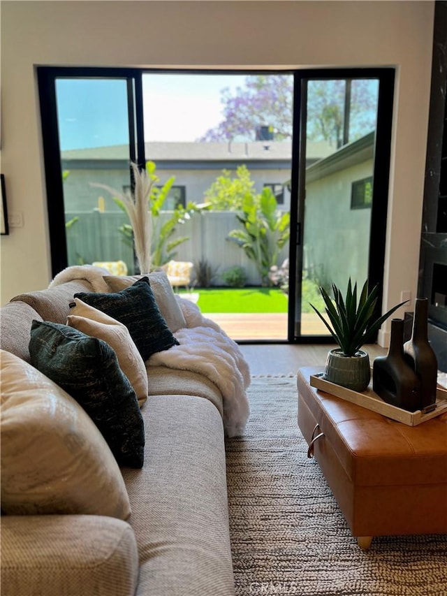 6829 Yolanda Ave, Reseda, CA 91335 - living room with plenty of natural light and wood finished floors