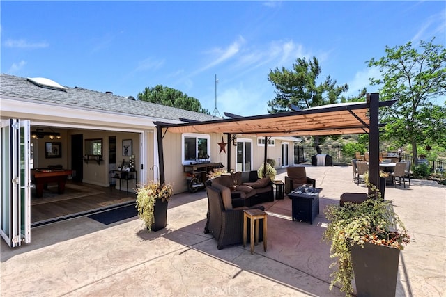 40125 Scanlon Rd, Temecula, CA 92592 - view of patio featuring outdoor lounge area and outdoor dining space
