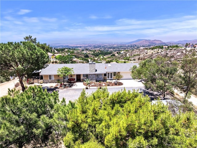 40125 Scanlon Rd, Temecula, CA 92592 - aerial view of property and surrounding area featuring a mountain backdrop