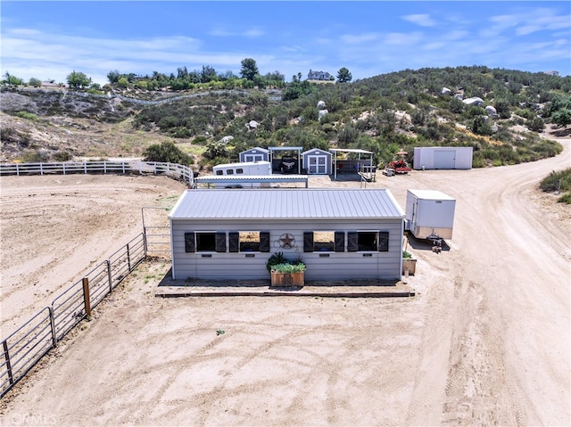 40125 Scanlon Rd, Temecula, CA 92592 - aerial view of property and surrounding area with a mountain backdrop