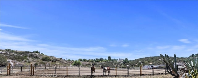 40125 Scanlon Rd, Temecula, CA 92592 - view of yard featuring a rural view, a mountain view, and an outdoor riding arena
