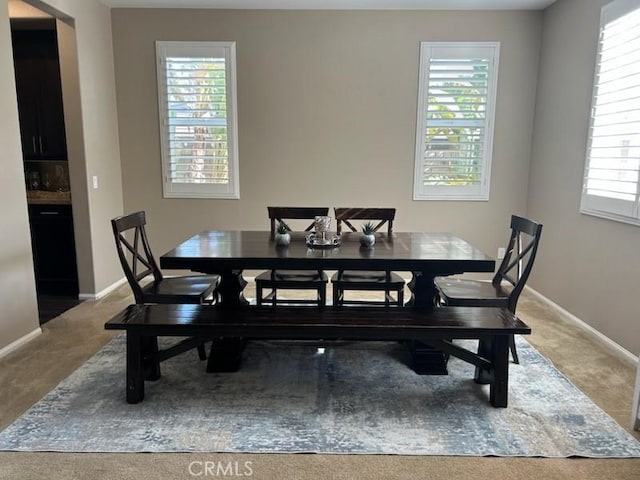 28626 Stonegate Ct, Valencia, CA 91354 - dining space featuring carpet floors and baseboards