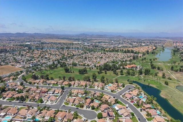 29870 Corte Cruzada, Menifee, CA 92584 - view of property location featuring a water and mountain view, nearby suburban area, and a local golf course