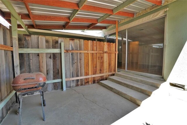 2306 S Encina St, Visalia, CA 93277 - view of patio / terrace featuring entry steps and grilling area
