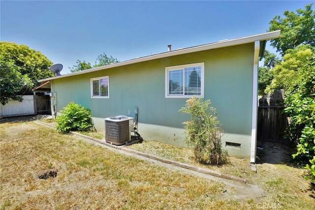 2306 S Encina St, Visalia, CA 93277 - back of property featuring cooling unit