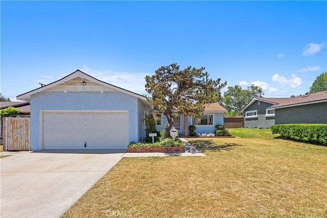 11747 Hollyview Dr, La Mirada, CA 90638 - ranch-style home with stucco siding, driveway, and a garage