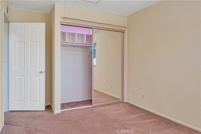 25455 Hardy Pl, Stevenson Ranch, CA 91381 - unfurnished bedroom featuring carpet flooring, a closet, and baseboards