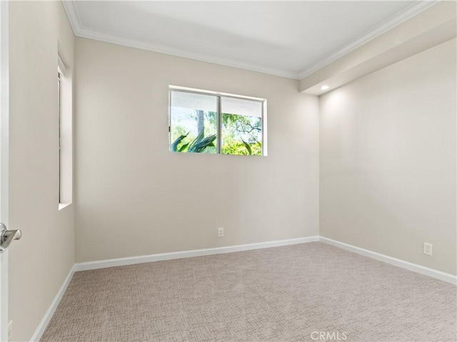 2 Vista Del Mar, Dana Point, CA 92629 - carpeted empty room featuring crown molding and baseboards
