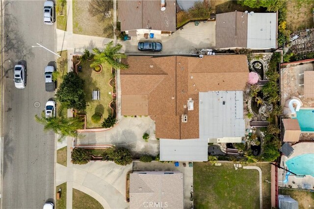 1140 Indian Summer Ave, La Puente, CA 91744 - bird's eye view of a pool area