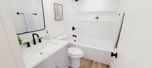 742 Eastshore, Chula Vista, CA 91913 - bathroom with vanity, toilet, wood finished floors, and bathing tub / shower combination