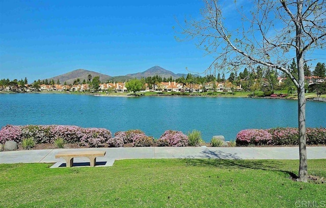 742 Eastshore, Chula Vista, CA 91913 - water view featuring a mountain backdrop