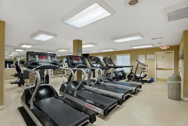 270 Cagney Ln Unit 315, Newport Beach, CA 92663 - workout area with baseboards