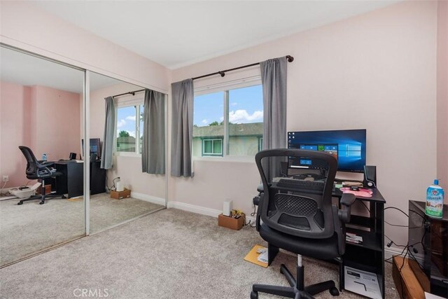 3404 Los Mochis Way, Oceanside, CA 92056 - office area featuring carpet and baseboards