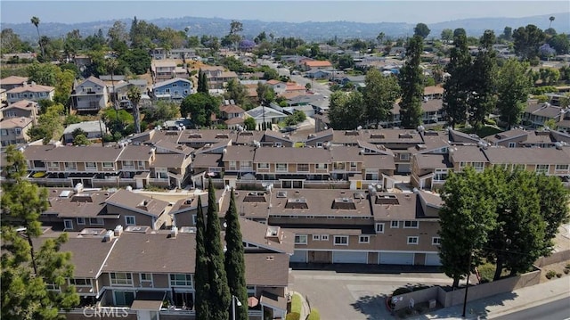 949 W Imperial Blvd Unit 14C, La Habra, CA 90631 - aerial view of property and surrounding area featuring nearby suburban area and mountains
