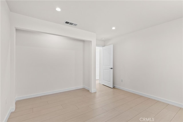 7714 Kyle St, Tujunga, CA 91042 - unfurnished room featuring recessed lighting, light wood finished floors, and baseboards