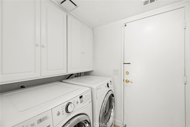 597 Rancheria Rd, Diamond Bar, CA 91765 - washroom featuring cabinet space and washing machine and clothes dryer