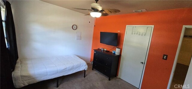 16701 Chatsworth St, Granada Hills, CA 91344 - bedroom featuring carpet flooring and a ceiling fan