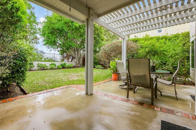 4243 Corte De La Siena, San Diego, CA 92130 - view of patio / terrace featuring outdoor dining space and a pergola