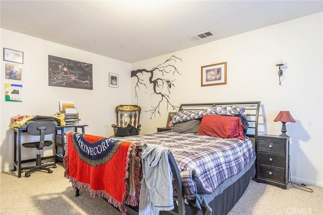 14752 Grafton Ln, Helendale, CA 92342 - carpeted bedroom featuring baseboards and an office area