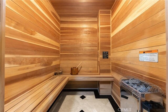 1539 Rodeo Rd, Arcadia, CA 91006 - relaxing sauna featuring wood walls and wood ceiling