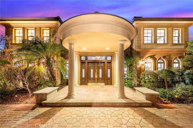 1539 Rodeo Rd, Arcadia, CA 91006 - entrance to property with french doors