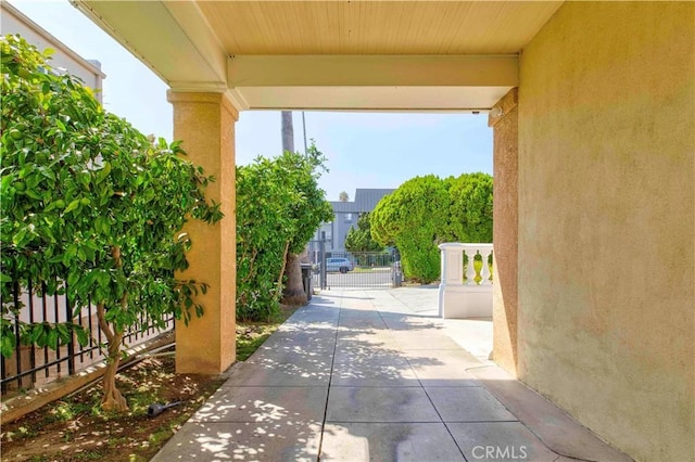 1610 N Hobart Blvd, Los Angeles, CA 90027 - view of patio / terrace with a gate