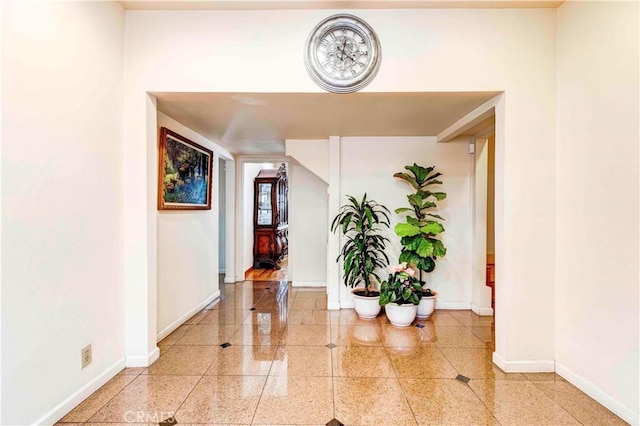 1610 N Hobart Blvd, Los Angeles, CA 90027 - entrance foyer featuring baseboards and granite floors