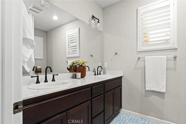 3274 Tinker Creek Way, Chico, CA 95973 - full bath with double vanity and baseboards