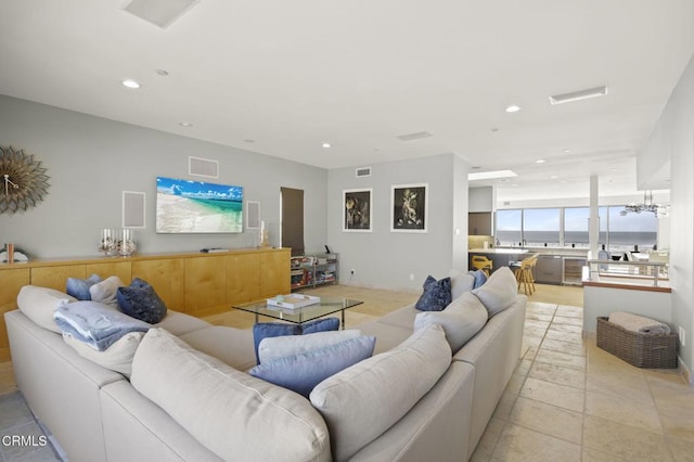 815 Mandalay Beach Rd, Oxnard, CA 93035 - living area featuring recessed lighting