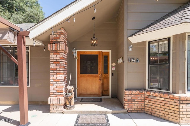 51793 Quail Ridge Rd, Oakhurst, CA 93644 - view of exterior entry with brick siding