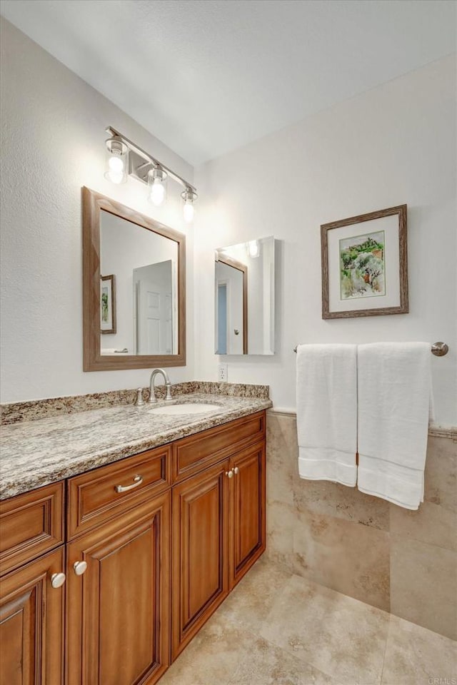 3372 Corsica Way, Oceanside, CA 92056 - bathroom with vanity and tile patterned floors